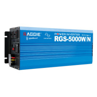 Перетворювач напруги 5000W RAGGIE RGS 5000W 48V з чистою синусоїдою потужний інвертор для дому, дачі, авто та аварійного живлення